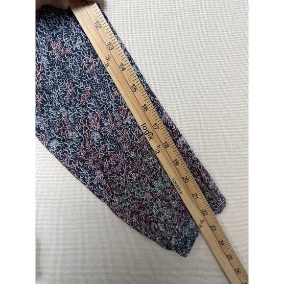 Lucky Brand Women's Top Plus Sz 1X Blue Floral Ombre' Lightweight Long Sleeves - Picture 15 of 16